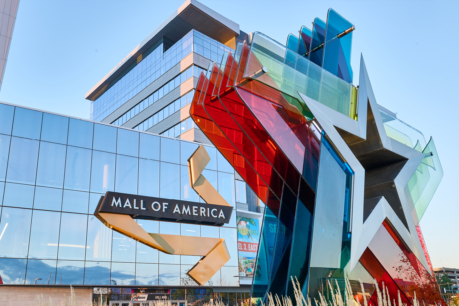 The outside of Mall of America