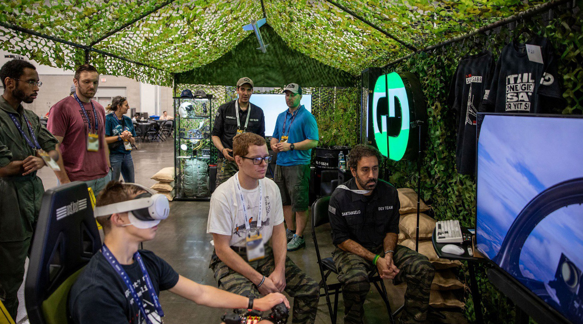 FlightSimExpo combat arena